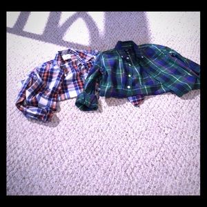 Bundle:Boys Flannel shirts
